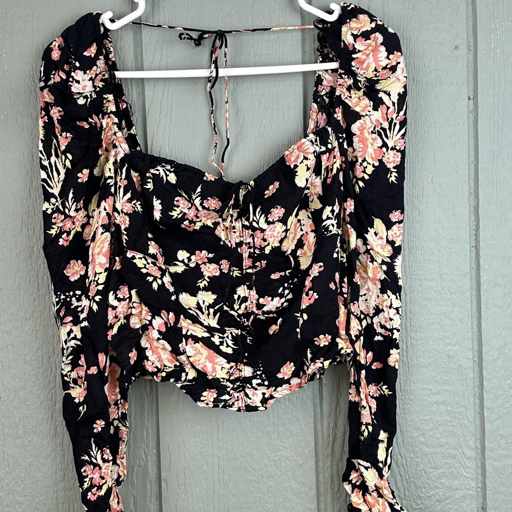 NWT Free People Hilary Printed top size small - Picture 3 of 5